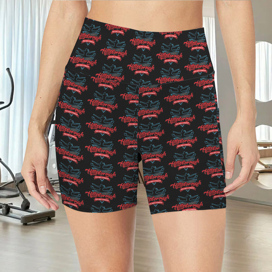 High Waist Deep Pockets Yoga Shorts