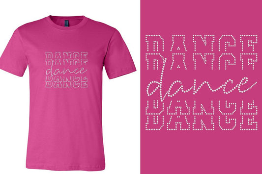 Rhinestones Dance Dance Dance Dance Unisex t-shirt