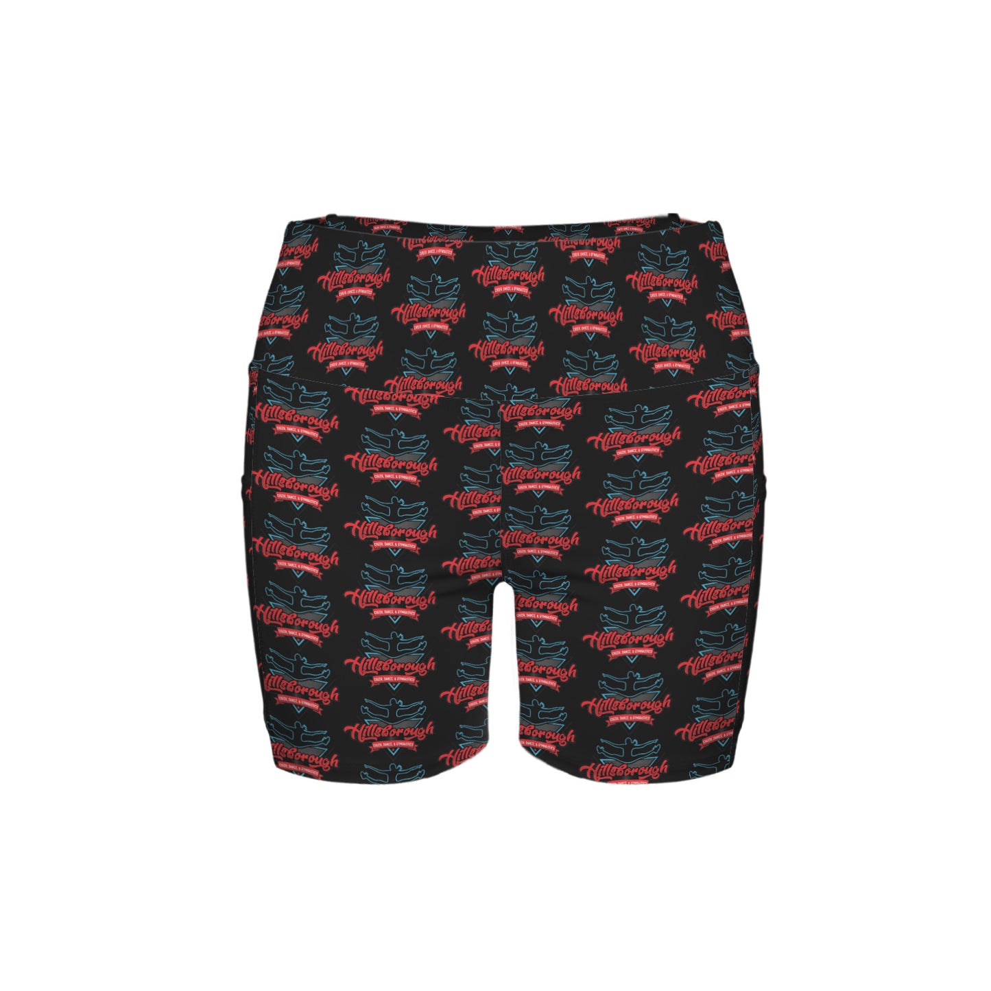 High Waist Deep Pockets Yoga Shorts