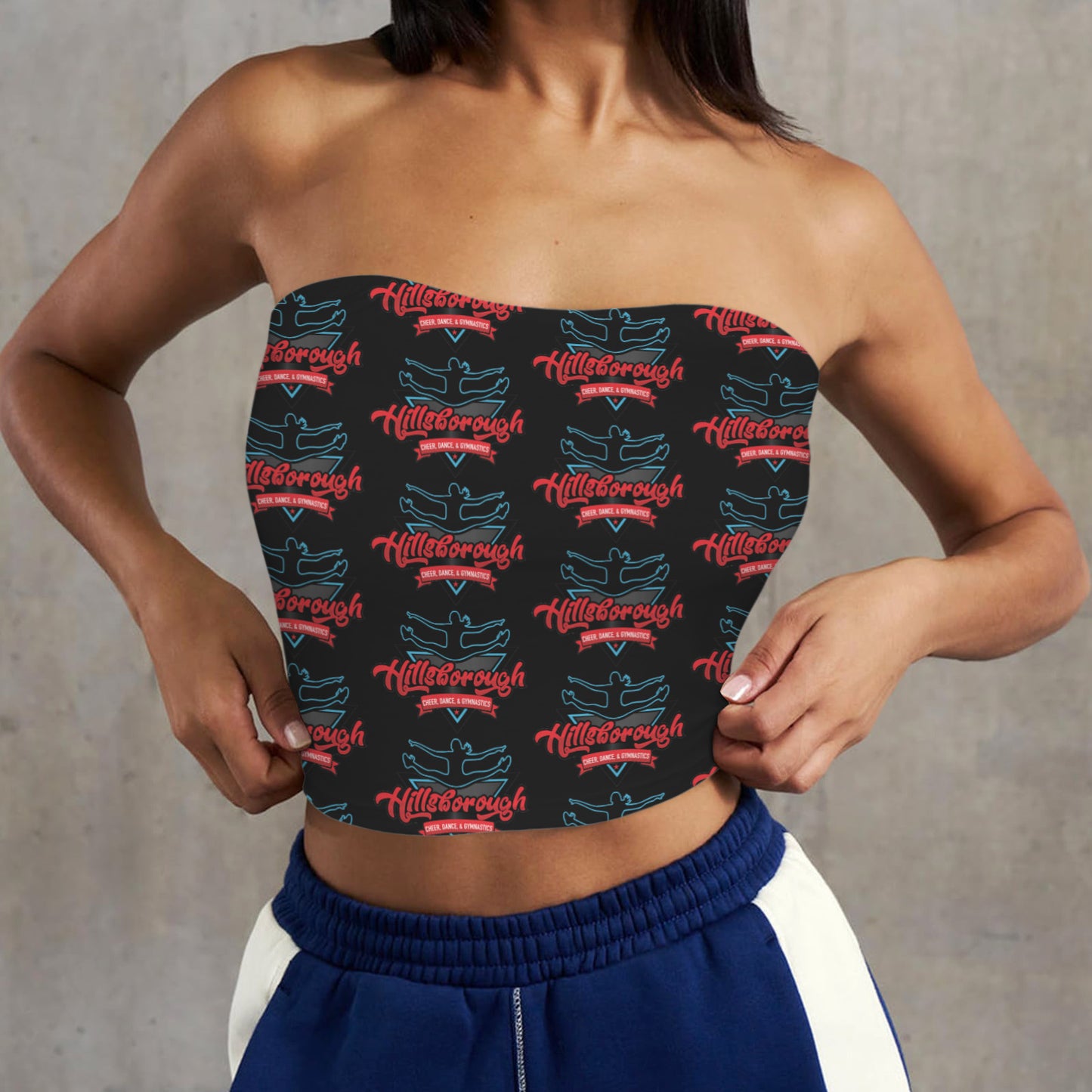 Backless Tube Crop Top