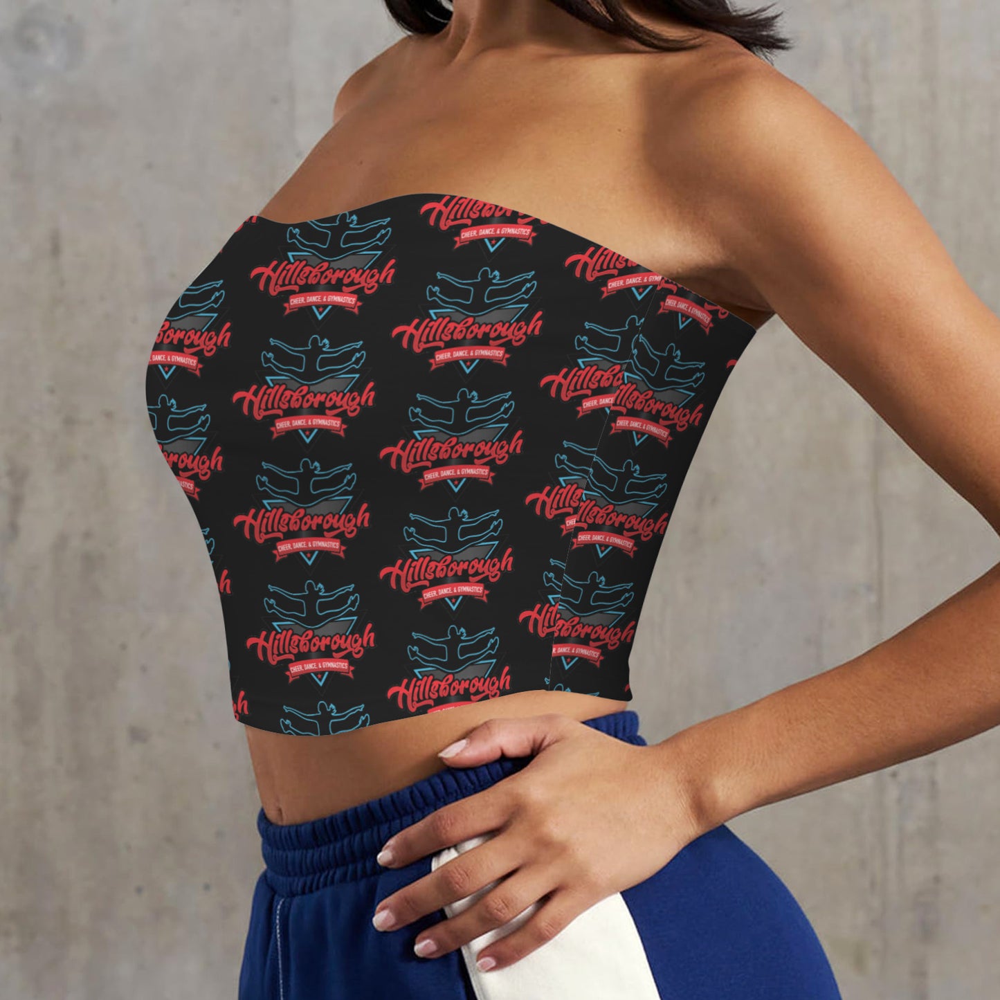 Backless Tube Crop Top