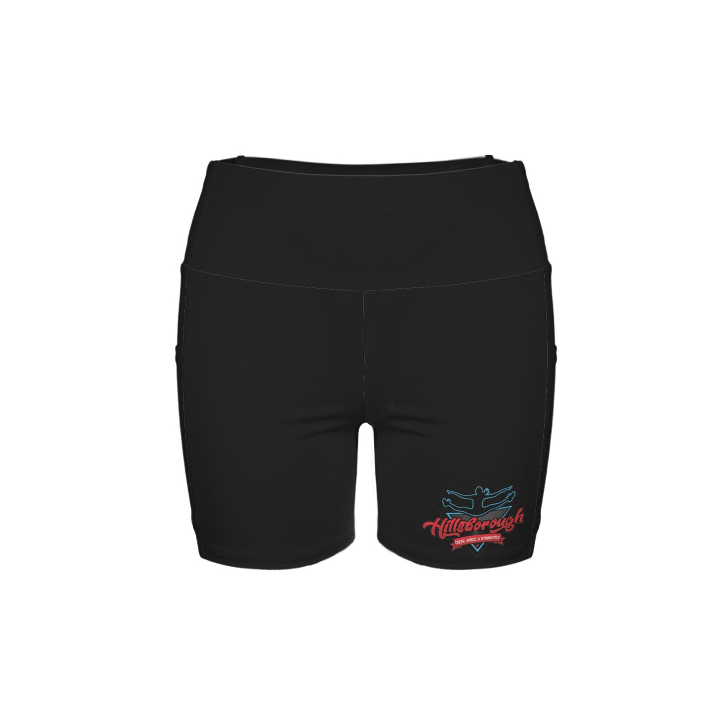 High Waist Deep Pockets Yoga Shorts